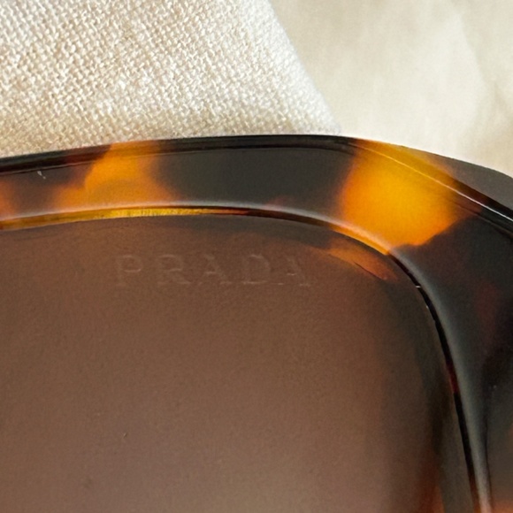 Prada Sunglasses SPR17w-f Honey Tortoise Shell, Asian Fit - Picture 7 of 12